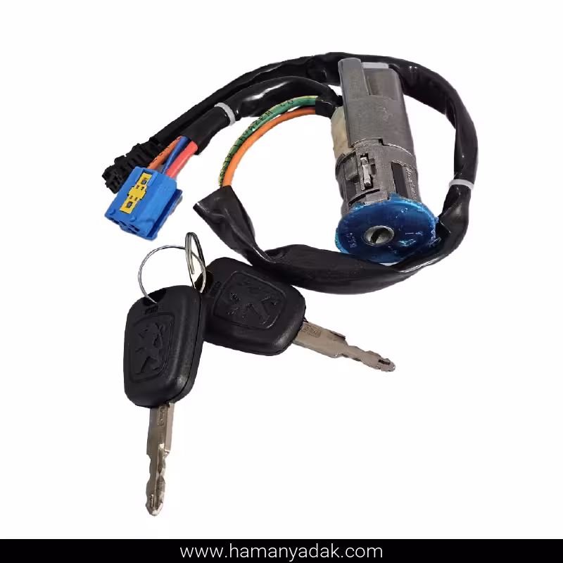 قفل سوئیچ استارت پژو 206 ساچمه ای برند نصیر لوازم