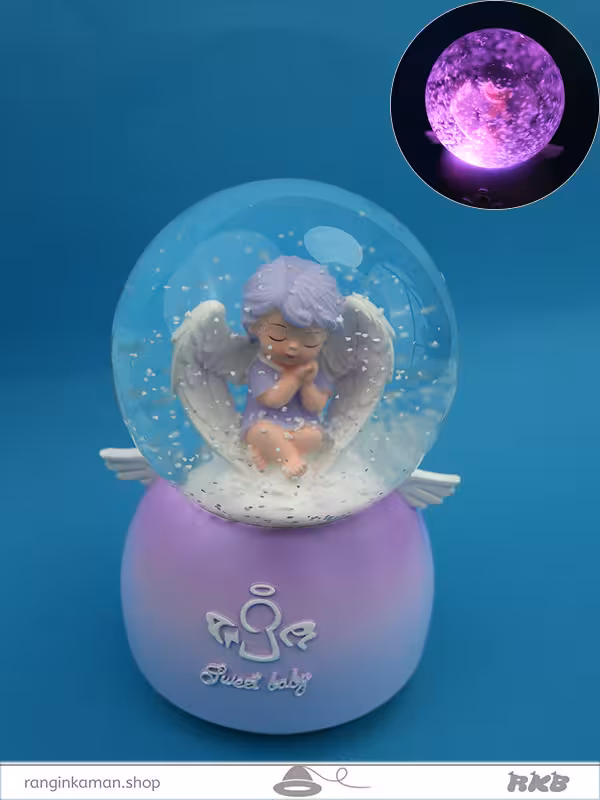 گوی موزیکال فرشته کوچولو little angel snow globe