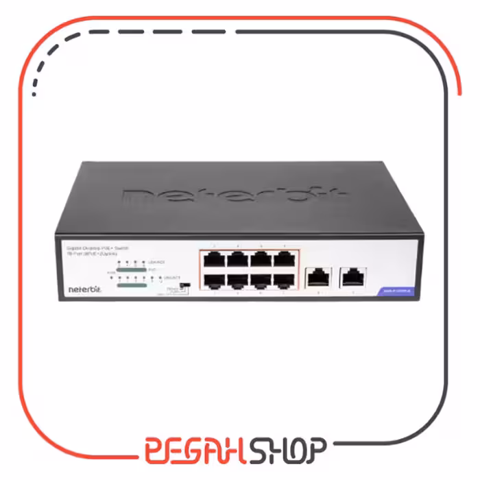 سوییچ 10 پورت POE برند Neterbit مدل NGS-F1010P-A
