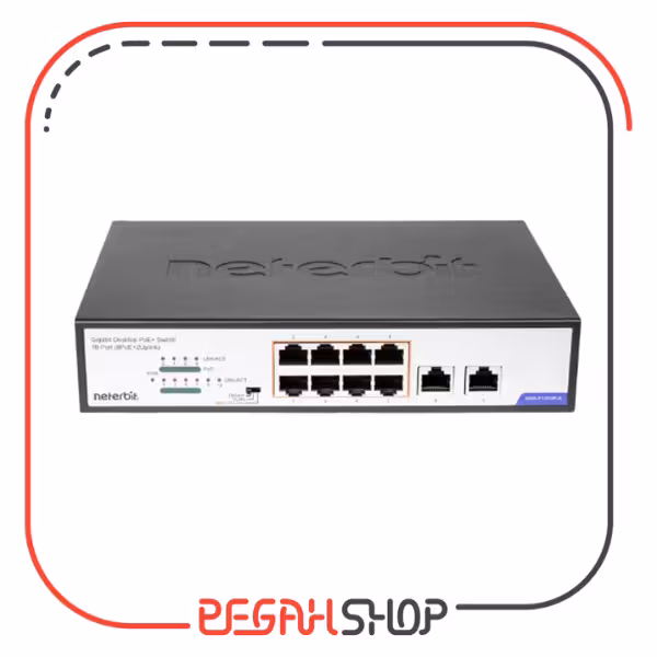 سوییچ 10 پورت POE برند Neterbit مدل NGS-F1010P-A