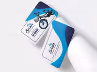 طرح کارت ویزیت دوچرخه فروشی | گرافیک با طعم تربچه