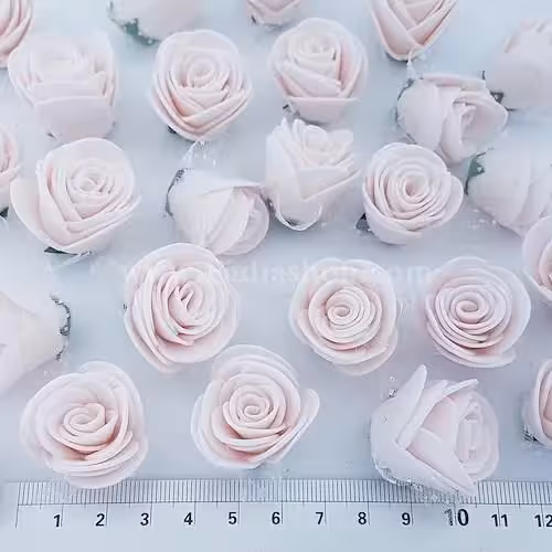 گل فومی بزرگ گلبهی کمرنگ 3