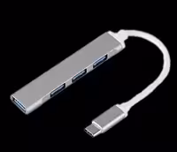 هاب 4 پورت  Type C B18 فلزی