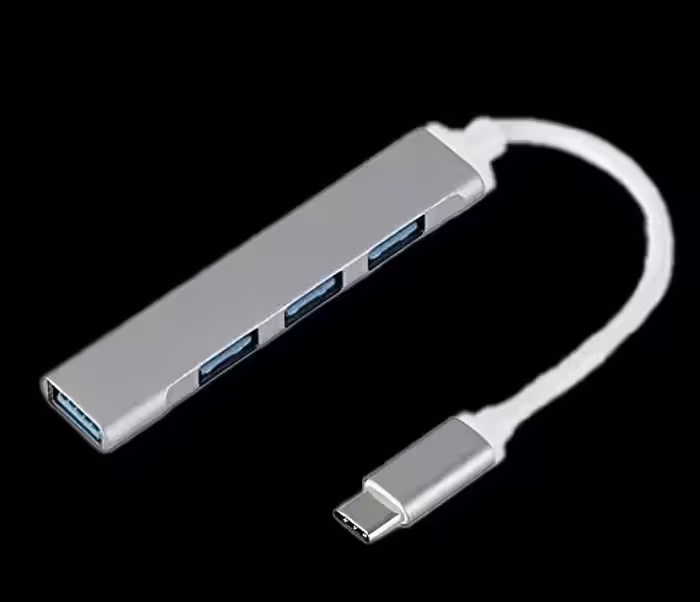 هاب 4 پورت  Type C B18 فلزی