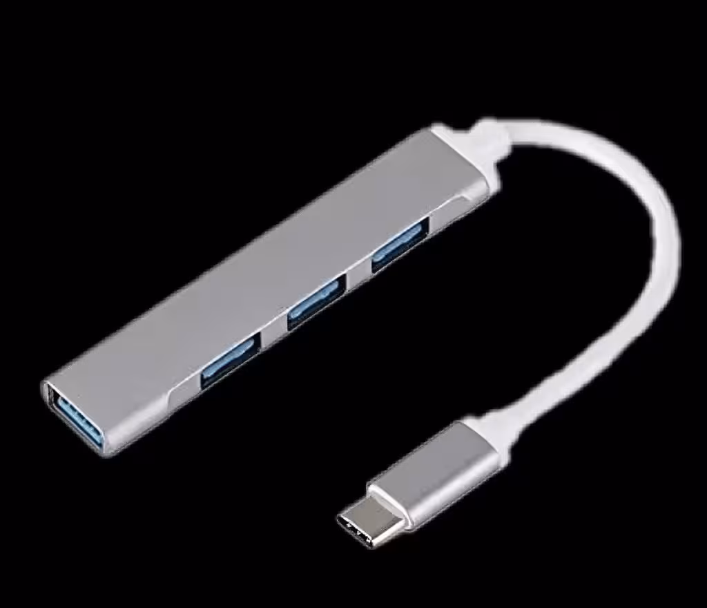 هاب 4 پورت Type C B18 فلزی