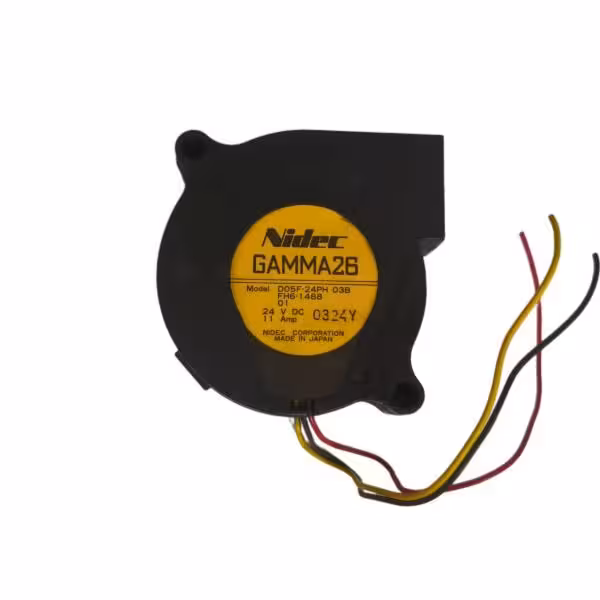 فن حلزونی بلبرینگی 24 ولت مدل 50X50X15