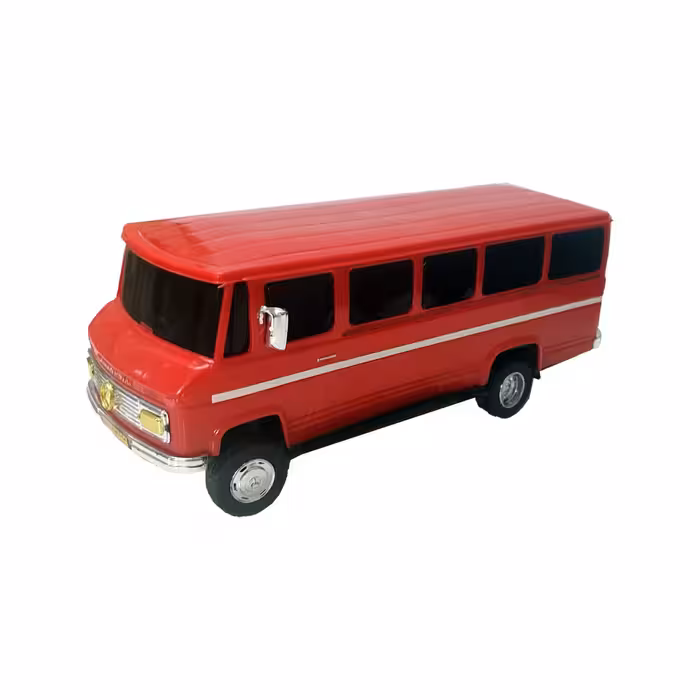 ماشین بازی طرح مینی بوس قرمز