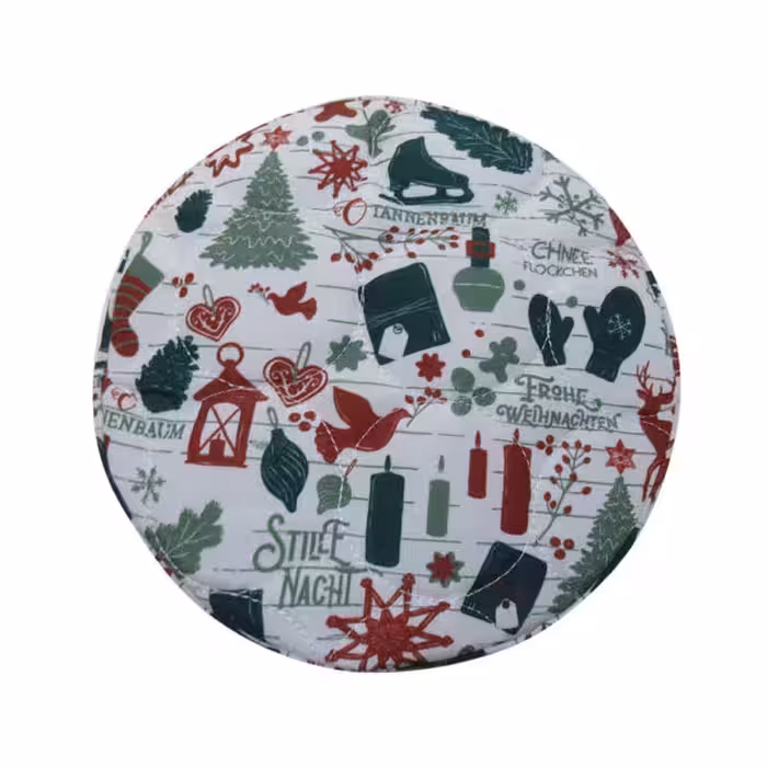 ماسون دم کنی زمینه سفید طرح کریسمس کوچک