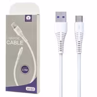 کابل شارژ و دیتا 2.5 متری Type-c WUW X132