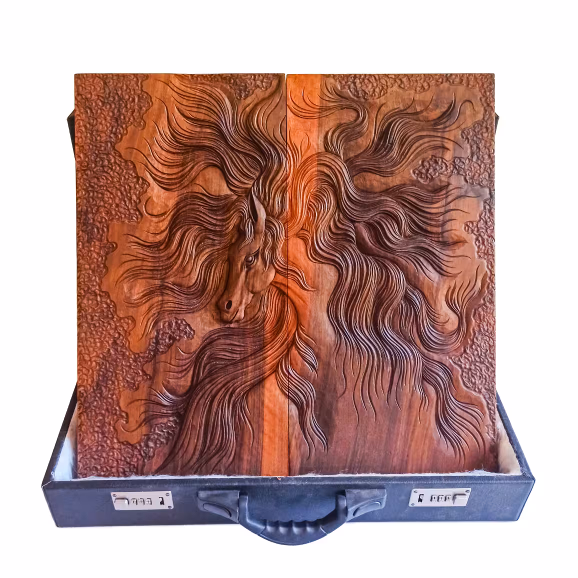 تخته نرد معرق منبت چوبی طرح غرور کد 102246