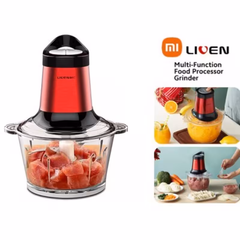 چرخ گوشت و غذاساز و خرد کن و مخلوط کن شیائومی Liven مدل JRJ-GW300
