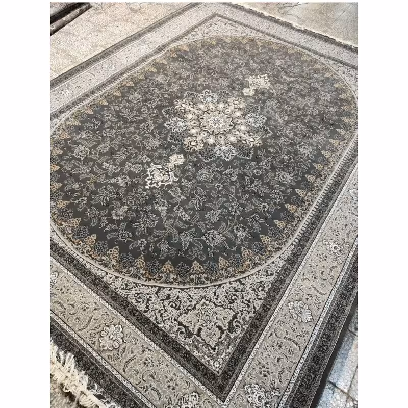 فرش ماشینی کاشان500شانه طرح 700شانه ورژن9متری طرح افتخاردودی(باارسال رایگان)