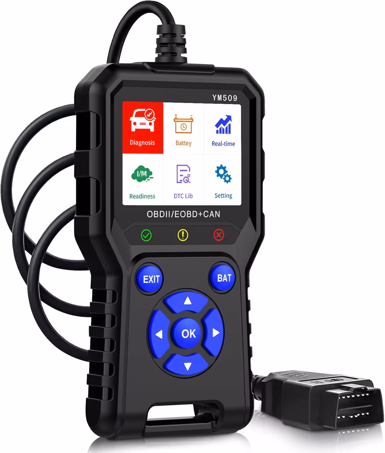 دستگاه دیاگ و عیب‌یاب OBD2، ابزار عیب‌یابی OBD2/EOBD خودرو، خواننده و پاک کردن کد خطای موتور، دستگاه عیب‌یاب خودروهای ایرانی و خارجی را پشتیبانی می کند