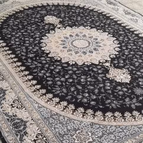 فرش 12متری500شانه تراکم 1000نقشه آیلار سرمه ایی (ارسال رایگان)