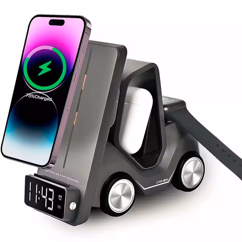 شارژر وایرلس رومیزی 18 وات چند کاره T20