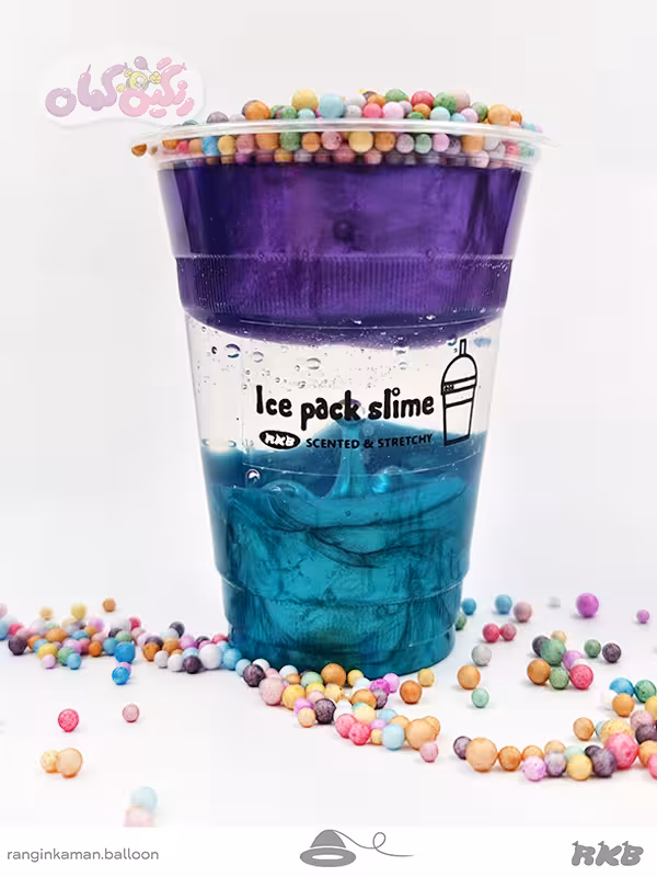 ژل بازی آیس پک کد 29 (متالیک کله غازی35،شفاف،بنفش4)