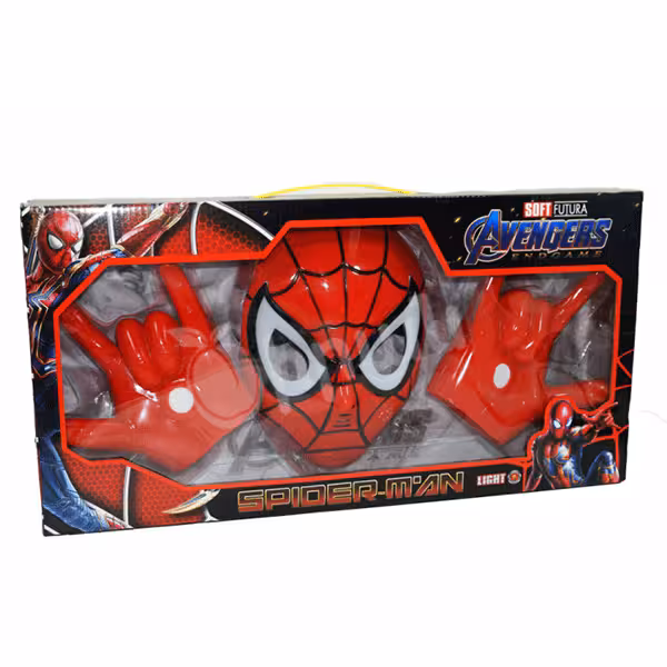 ست ماسک و دستکش مرد عنکبوتی