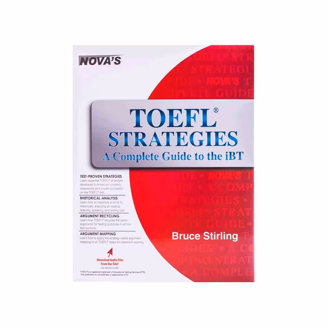 کتاب NOVA: TOEFL Strategies A Complete Guide to the iBT برای آزمون تافل