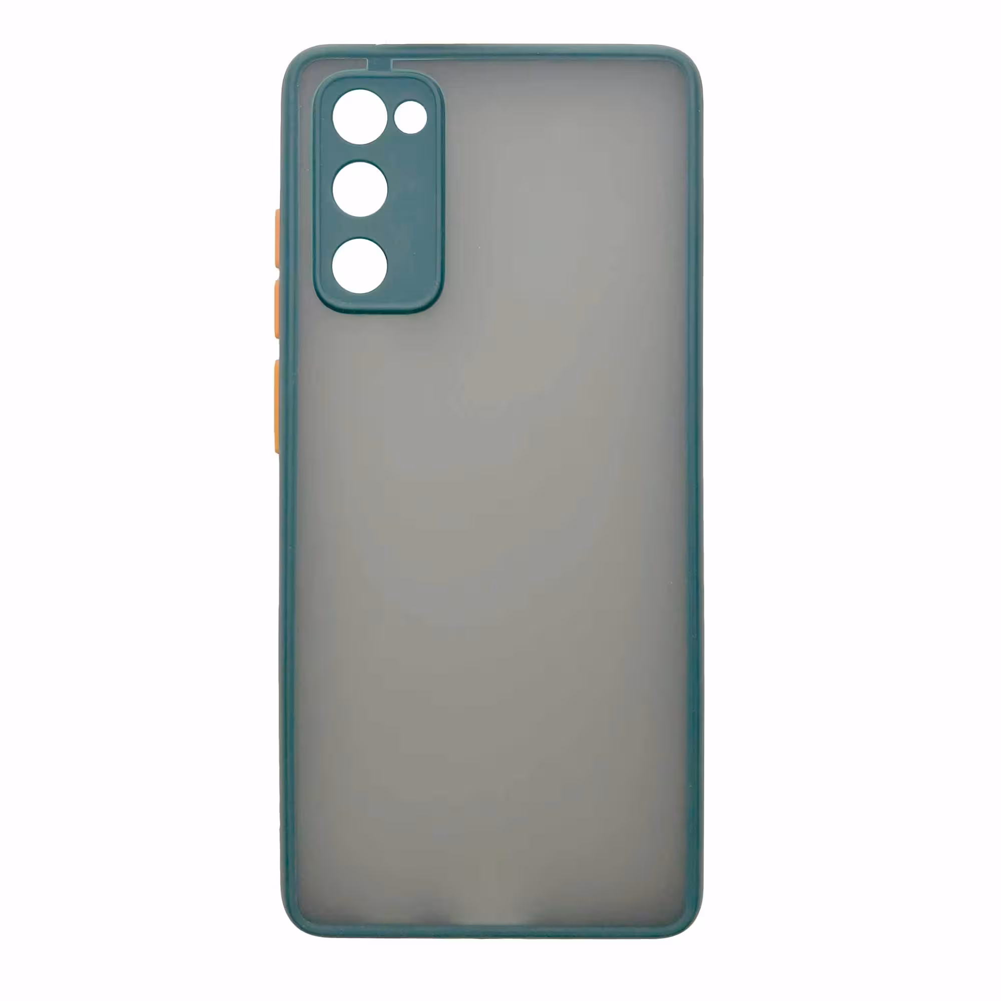 قاب پشت مات محافظ لنزدار مناسب برای Samsung S20 FE-سبز تیره