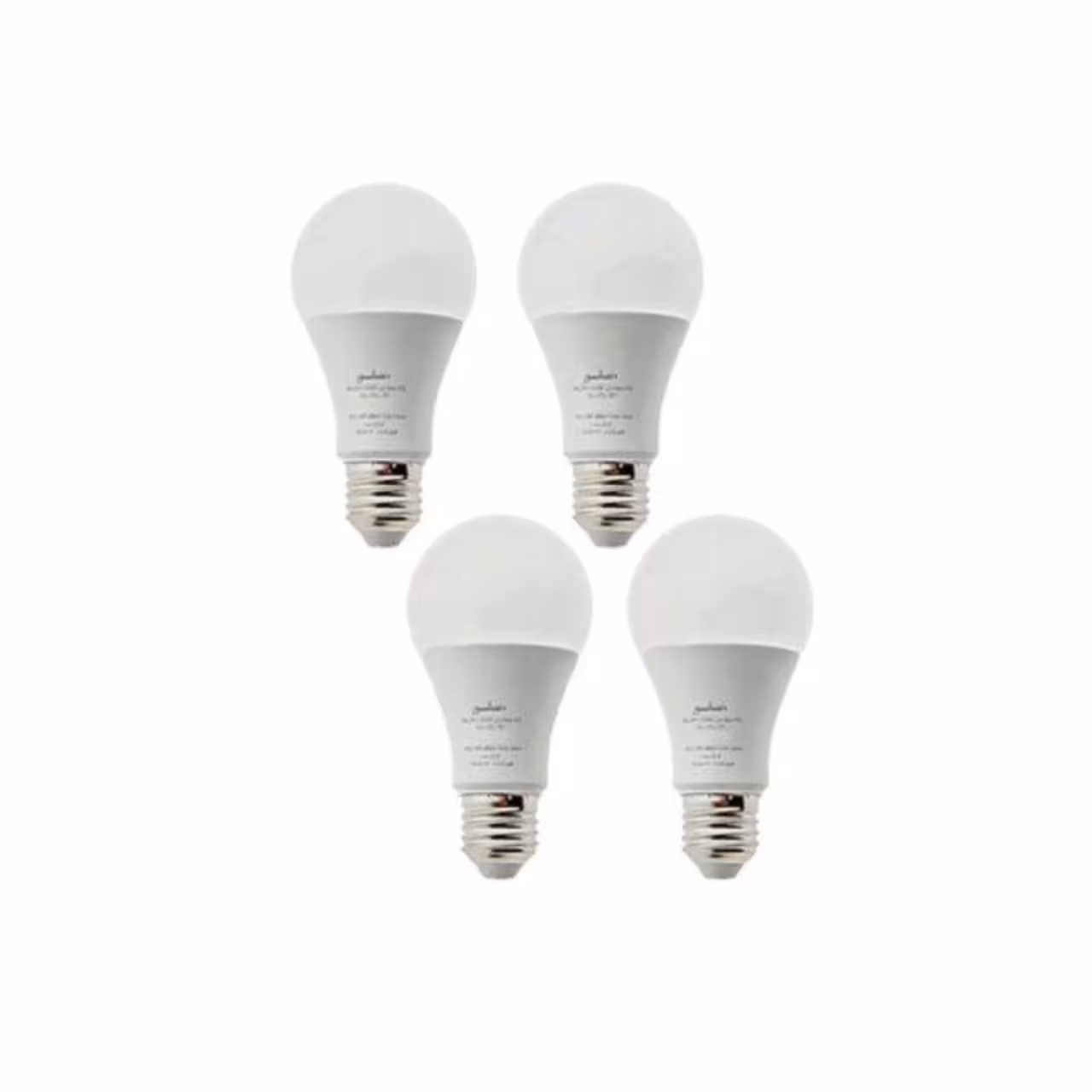 لامپ حبابی نمانور مدل 15 وات مجموعه 4 عددی