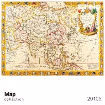 پازل شیشه ای استینو 260 تکه طرح نقشه (کد 20105 )،(باجعبه)