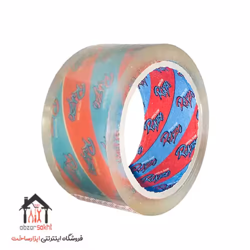 چسب پهن رابو 38 میکرون 90 یارد (آبی و قرمز)