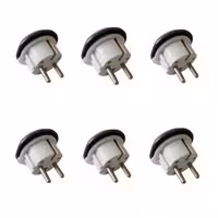 دوشاخه تبدیل برق 3 به 2 بهداد الکتریک مدل 16 آمپر بسته 6 عددی | کالا مکس