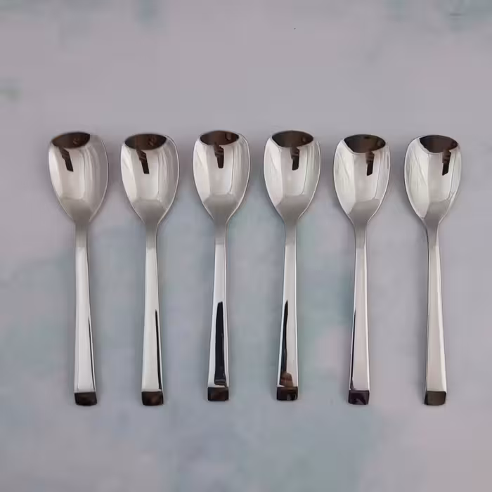 قاشق بستنی خوری مدل d58 بسته 6 عددی
