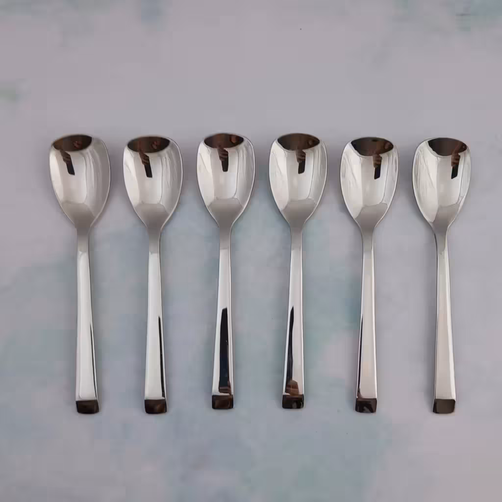 قاشق بستنی خوری مدل d58 بسته 6 عددی