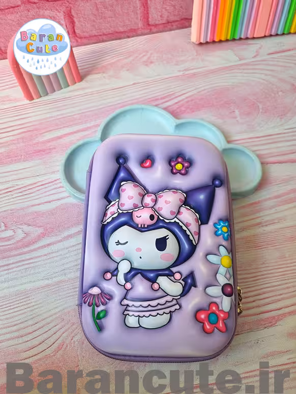 جامدادی وارداتی تبلتی کتابی برجسته طرح کورومی