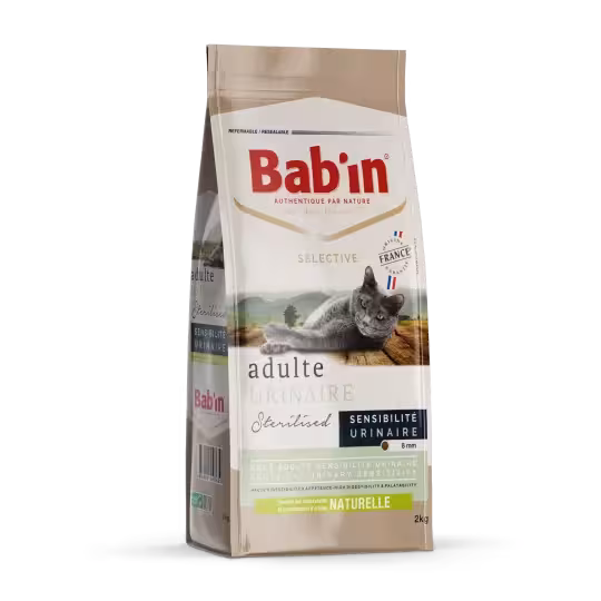 غذای خشک گربه بالغ Urinary یوریناری مرغ برند Babin بابین 2 کیلویی