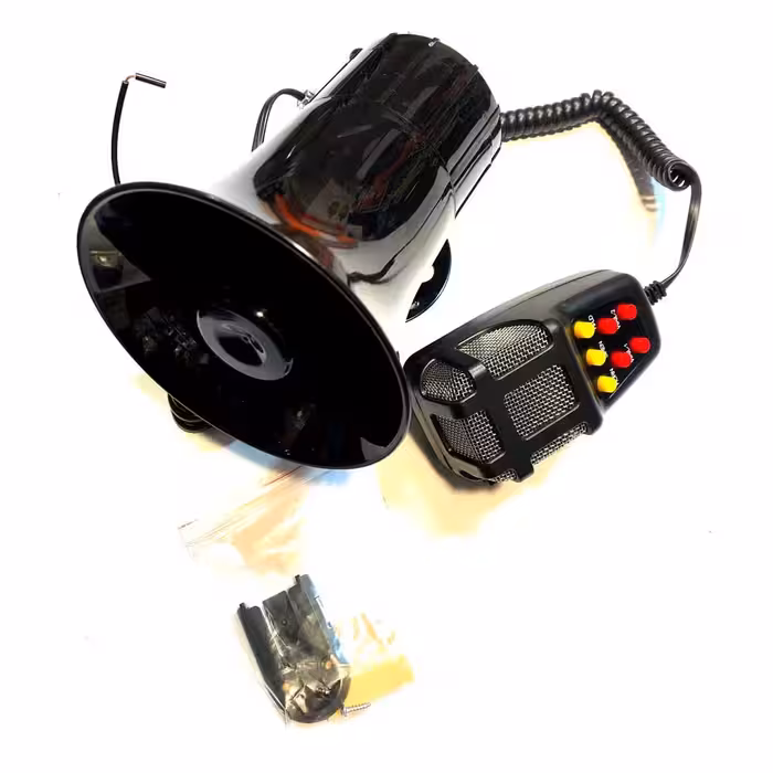 آژیرپلیسی و بلندگو پلیسی حرفه ای 7 دکمه