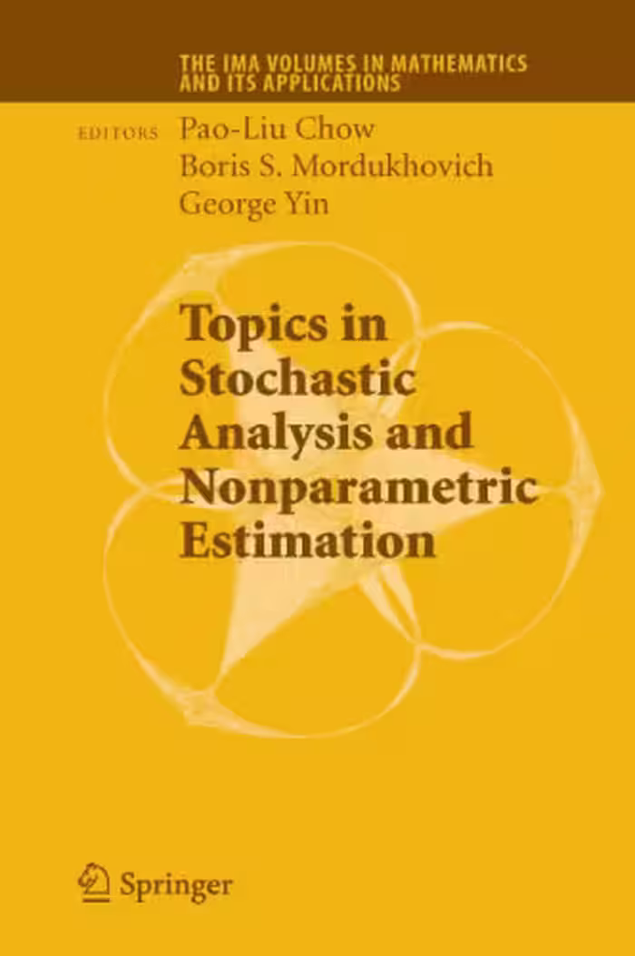 خرید و دانلود نسخه کامل کتاب Topics in Stochastic Analysis and Nonparametric Estimation