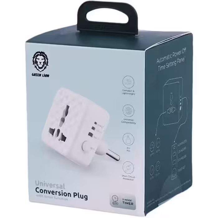 تبدیل برق تایمردار گرین لاین مدل Universal Conversion Plug