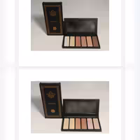 هایلایتر 6 رنگ در رنگ های متفاوت در دو پالت