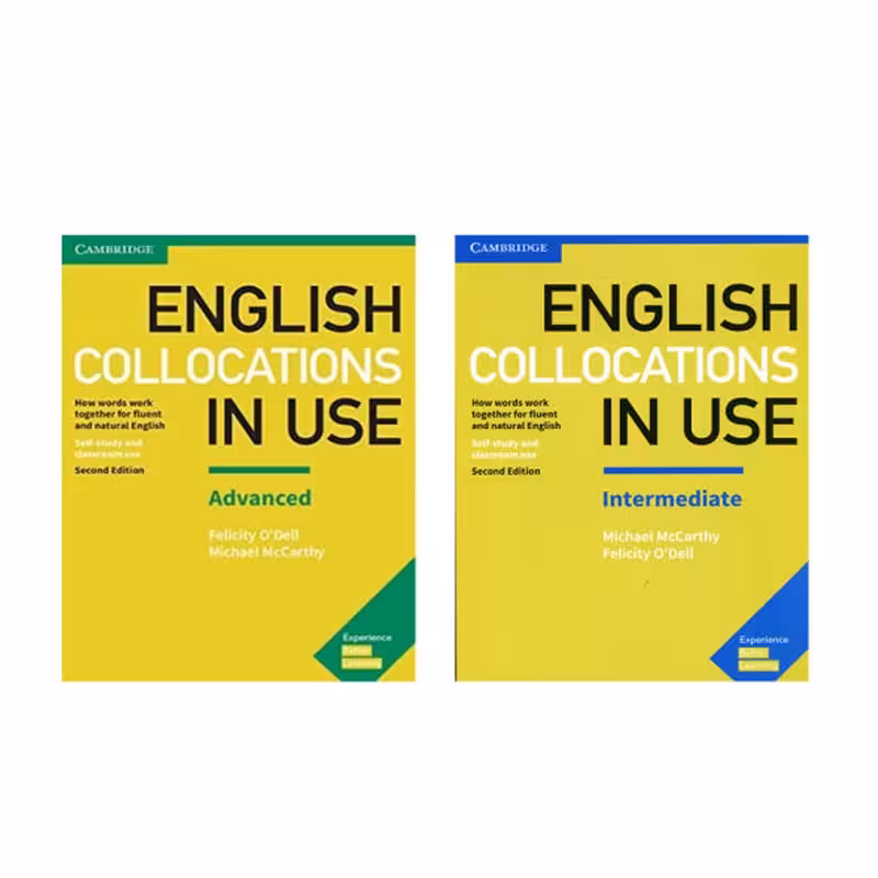 کتاب English Collocations in Use اثر Michael McCarthy and Felicity O Dell انتشارات هدف نوین 2 جلدی