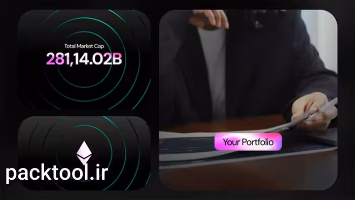 دانلود پروژه آماده پریمیر پرو اینفوگرافیک ارز دیجیتال Crypto Infographics - پک تول