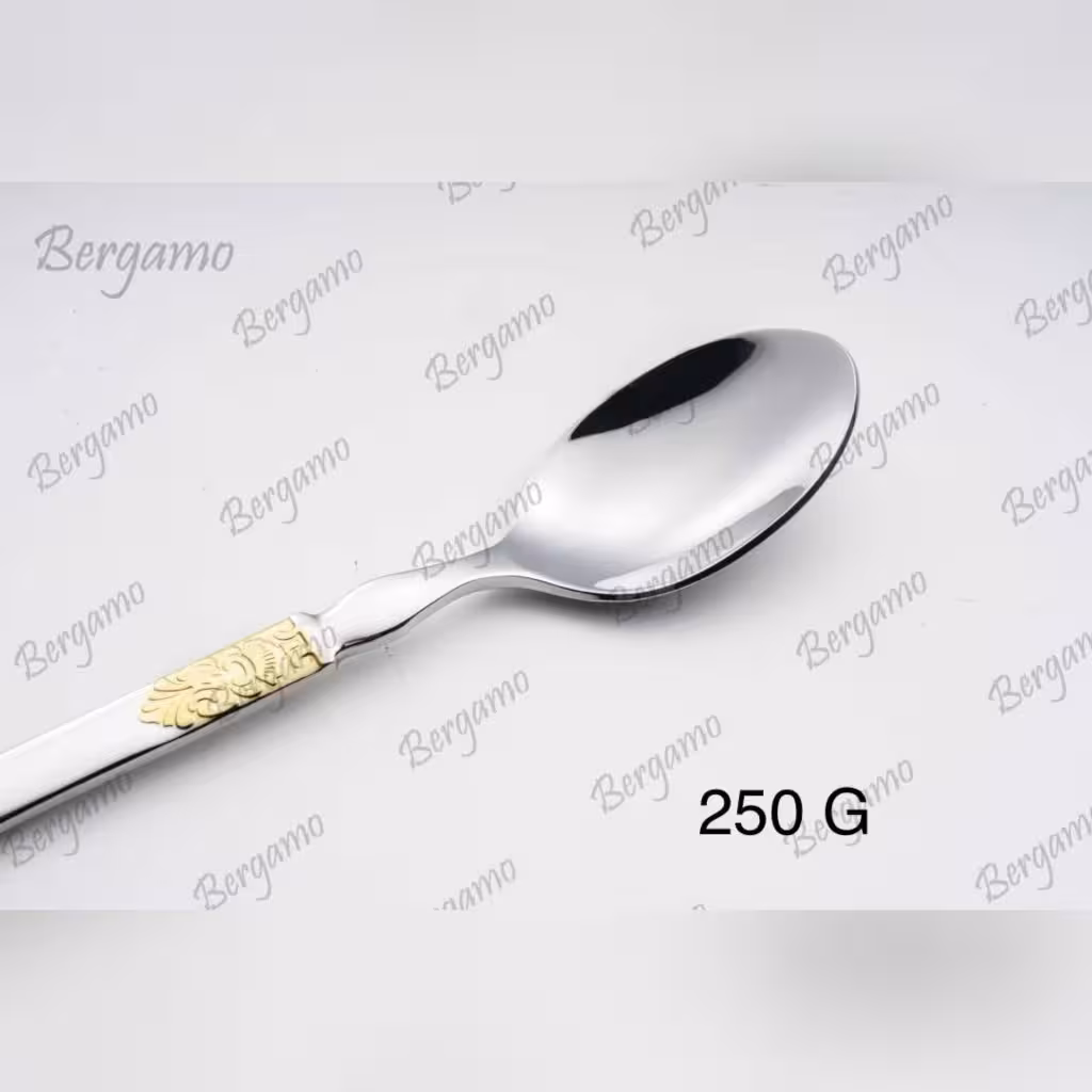 سرویس قاشق چنگال 38 پارچه 6 نفره برگامو مدل 250g