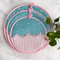 ست 3تایی دمکنی مخمل بی همتا - طرح 44