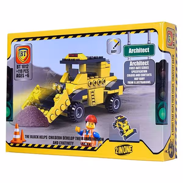 لگو لودر راهسازی 118 قطعه BT1012