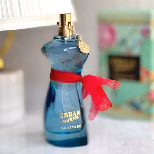 عطر ادکلن زنانه ژان پل گوتیه لا بل پارادایس گاردن فرگرانس ورد (اوربان ومن پارادایس) | Jean Paul GAULTIER La Belle Paradise Garden (Urban Woman Paradise Fragrance World) حجم 90 میل(شرکتی)