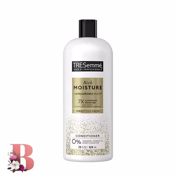 نرم کننده موهای خشک و آسیب دیده ترزمه 828 میلی لیتر | Tresemme Rich Moisture 7x Conditioner 828ml