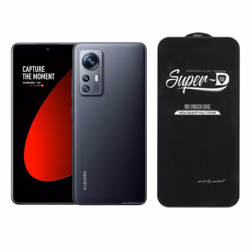 گلس تمام صفحه Xiaomi 12S مدل super D