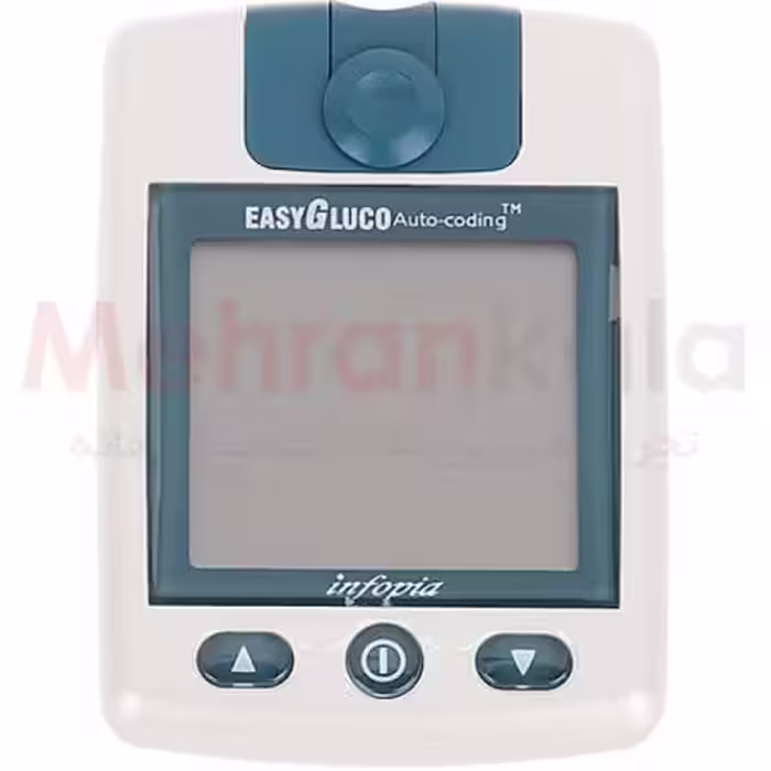 دستگاه تست قند خون ایزی گلوکو با 50 عدد نوار مدل Auto Coding