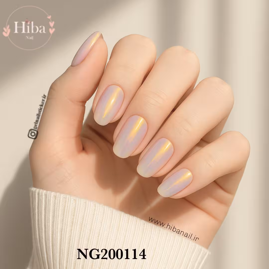 استیکر ژله ای کاشت ناخن (نیل رپ)_کد NG200114