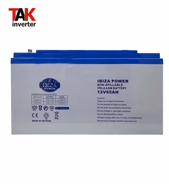 باتری 65 آمپر ساعت 12V سیلد IBIZA