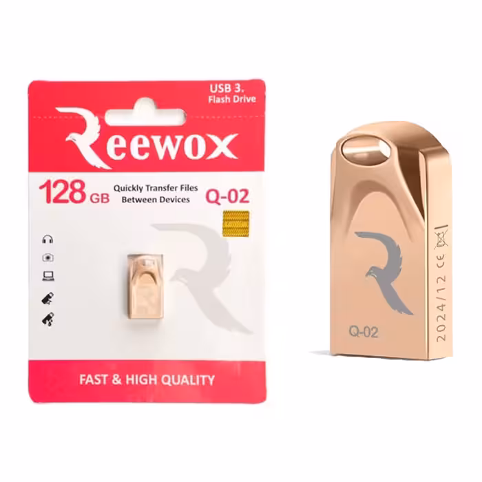 فلش 128گیگ REEWOX Q-02 USB3.2