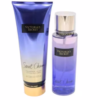 پک لوسیون و بادی اسپلش ویکتوریا سکرت مدل secret charm مجموعه 2 عددی