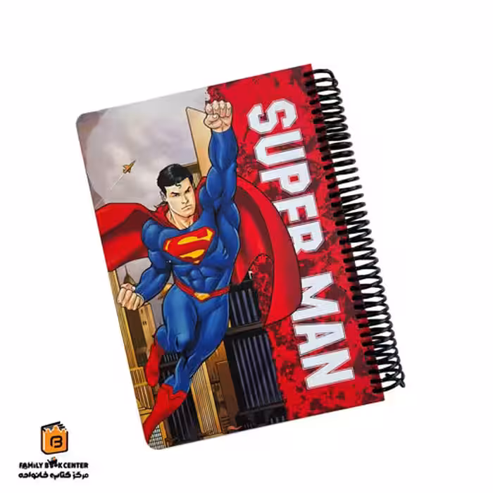 دفتر خط دار 100 برگ سری AVENGERS طرح SUPERMAN لانگو (lango)