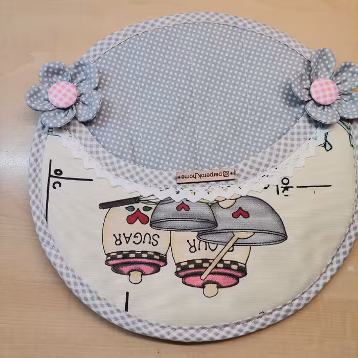 دم کنی مدل ماه 3 سایز جنس کتان داک گل برجسته نسوز 